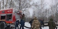 Проход воды по реке Айдар в посёлке Ровеньки затруднен заторами льда и отрицательной температурой. - Ровеньский район