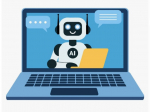 https://www.vecteezy.com/vector-art/56402523-flat-illustration-of-artificial-intelligence-robot-on-laptop-screen.